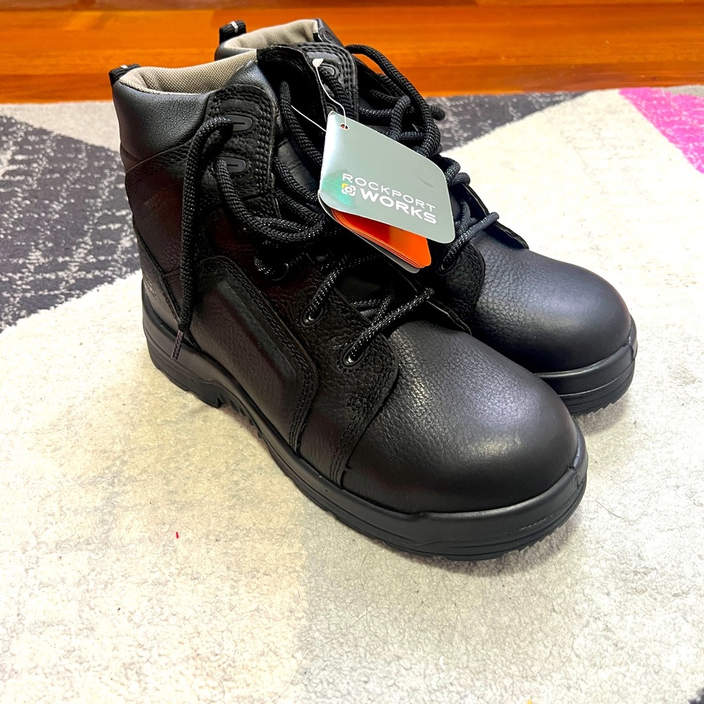 Rockport Works Black Boots - NWT